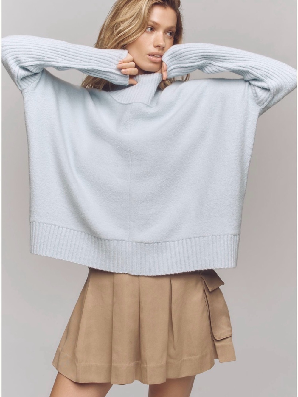 Maeve Anthology Gretchen Cozy Mock-neck Sweater
